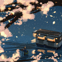 This is a pixiv picture whose title is 満月珈琲店にも春がやってきたようです。.