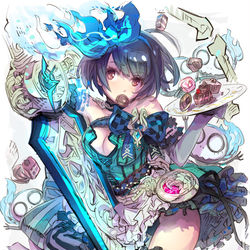 This is a pixiv picture whose title is ちょこありすちゃん.