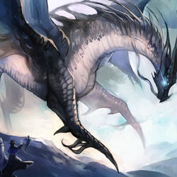 This is a pixiv picture whose title is 【PFLS】竜の谷にて【ドラゴン】.
