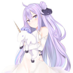 This is a pixiv picture whose title is ユニコーン.