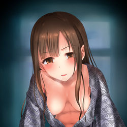 This is a pixiv picture whose title is もう我慢できません…….