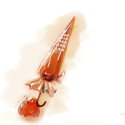 This is a pixiv picture whose title is パラソルチョコ.