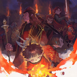 This is a pixiv picture whose title is 【PFLS】テイルの灯.