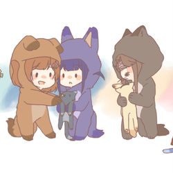 This is a pixiv picture whose title is 九九組.