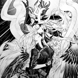 This is a pixiv picture whose title is その手は取らない.