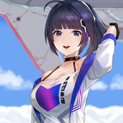 This is a pixiv picture whose title is captain on bridge.
