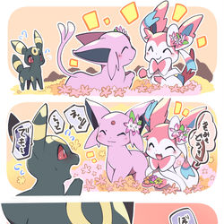 This is a pixiv picture whose title is ポケモンお祭りまとめ.
