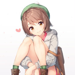 This is a pixiv picture whose title is 土の中雲の中あのコのスカートの中.