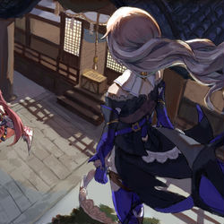 This is a pixiv picture whose title is 再会.