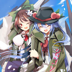 This is a pixiv picture whose title is 青空.