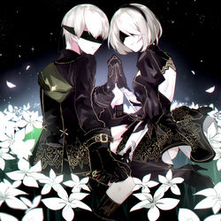 This is a pixiv picture whose title is 月の涙.