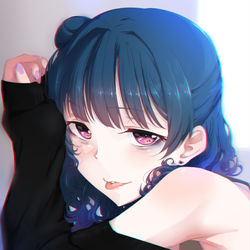 This is a pixiv picture whose title is 津島の善子ちゃん.