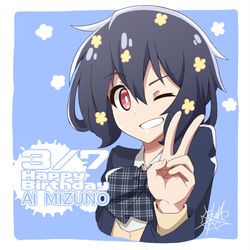 This is a pixiv picture whose title is 3号誕生日.