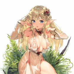 This is a pixiv picture whose title is 水浴び.