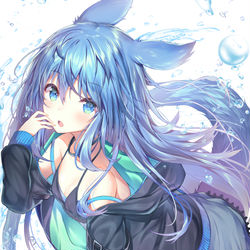 This is a pixiv picture whose title is 🌊.