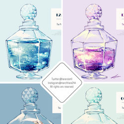 This is a pixiv picture whose title is 時を告げる香水.
