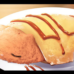 This is a pixiv picture whose title is 【PFLS】ブクマネコオムライス【PFアイテム】.