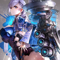 This is a pixiv picture whose title is ベルファスト 彩雲の薔薇.