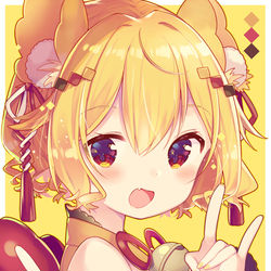 This is a pixiv picture whose title is 狐っ娘.