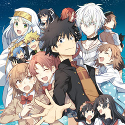 This is a pixiv picture whose title is 『Mixed element world』告知イラスト.