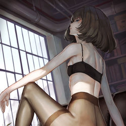 This is a pixiv picture whose title is ストッキング.