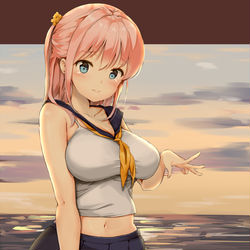 This is a pixiv picture whose title is 練習.