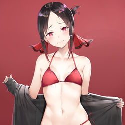 This is a pixiv picture whose title is かぐや様はお可愛い.