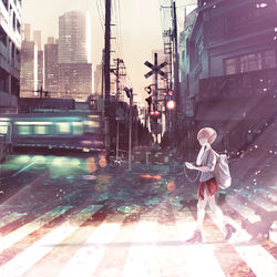 This is a pixiv picture whose title is 春の風.