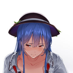 This is a pixiv picture whose title is 布越しに映るもの.