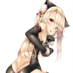 This is a pixiv picture whose title is イリヤちゃんおしりビースト.