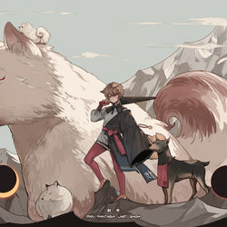 This is a pixiv picture whose title is いぬ少年財布.
