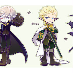 This is a pixiv picture whose title is 【PFLS】エルダーグラン勢.