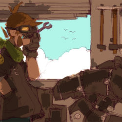 This is a pixiv picture whose title is エルガンダーの整備.