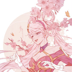 This is a pixiv picture whose title is Sona Commission♡.