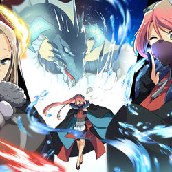 This is a pixiv picture whose title is 【PFLS】おきつ白波.