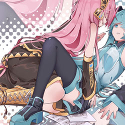 This is a pixiv picture whose title is ミクルカ.