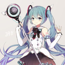This is a pixiv picture whose title is ミクの日.