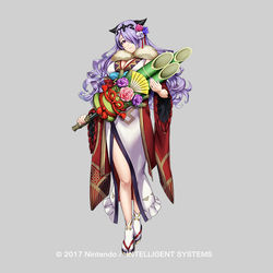 This is a pixiv picture whose title is 【仕事絵】FEH 『年明けカミラ』.