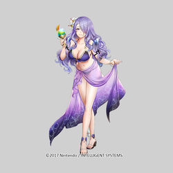 This is a pixiv picture whose title is 【仕事絵】FEH 『水着カミラ』.