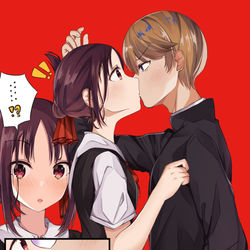 This is a pixiv picture whose title is kiss.