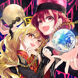 This is a pixiv picture whose title is ヘカ純.