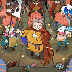 This is a pixiv picture whose title is 【PFLS】古狸とシュリンプキャッツ.