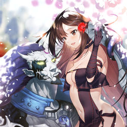 This is a pixiv picture whose title is 虞や虞や.