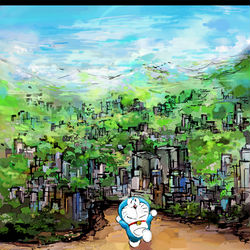 This is a pixiv picture whose title is moment.