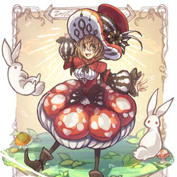 This is a pixiv picture whose title is 【PFLS】キノコの魔女ルピェ【谷間の国の戦い】.