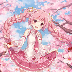 This is a pixiv picture whose title is 🌸ミク.