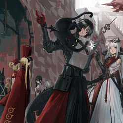 This is a pixiv picture whose title is 【PFLS】红城.