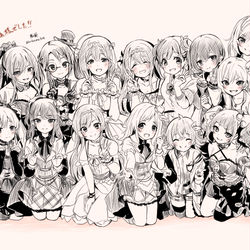 This is a pixiv picture whose title is シャニマスライブ.