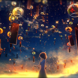 This is a pixiv picture whose title is 綺麗な明日を吐き出す.