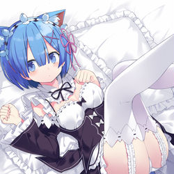 This is a pixiv picture whose title is レム.